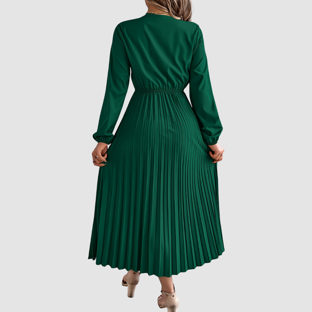 Rosalina | Pitsiline V-kaelusega A-lõikeline kleit