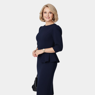 Claudine | Viimistletud volangidega midikleit