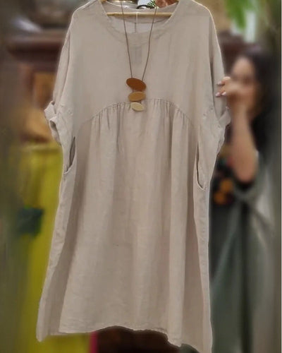 MANDIRA - Puuvillane ja lina kleit