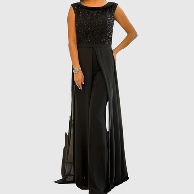 Ayda | Stiilne varrukateta kombineeritud kleit (kombinesoonkleit)