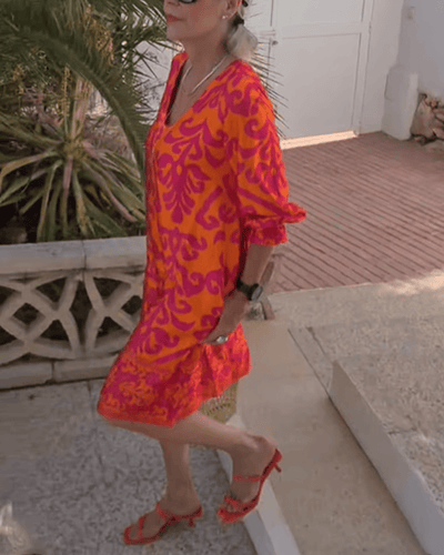 Luna™ - Elegantne lilleline kleit