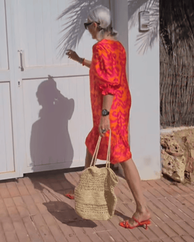 Luna™ - Elegantne lilleline kleit