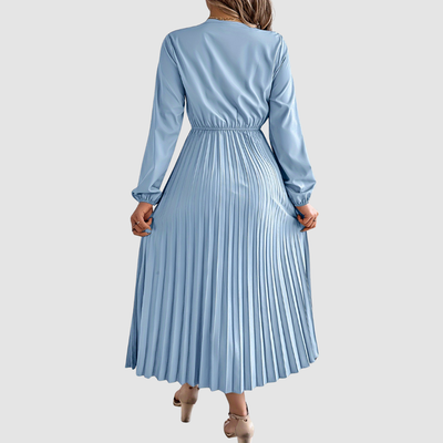 Rosalina | Pitsiline V-kaelusega A-lõikeline kleit