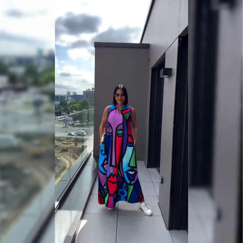 Orielle™ – Abstraktne kunstiline kleit