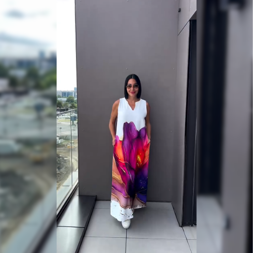 Orielle™ – Abstraktne kunstiline kleit