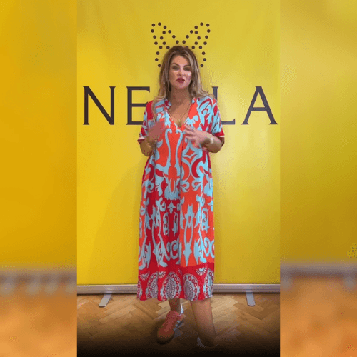 Mila™ - Elegantne lillekleit