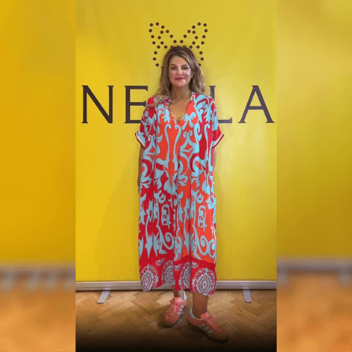 Mila™ - Elegantne lillekleit