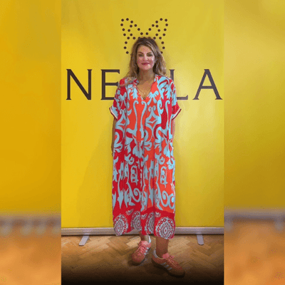 Mila™ - Elegantne lillekleit