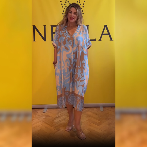 Nora™ - Elegantne lilleline kleit