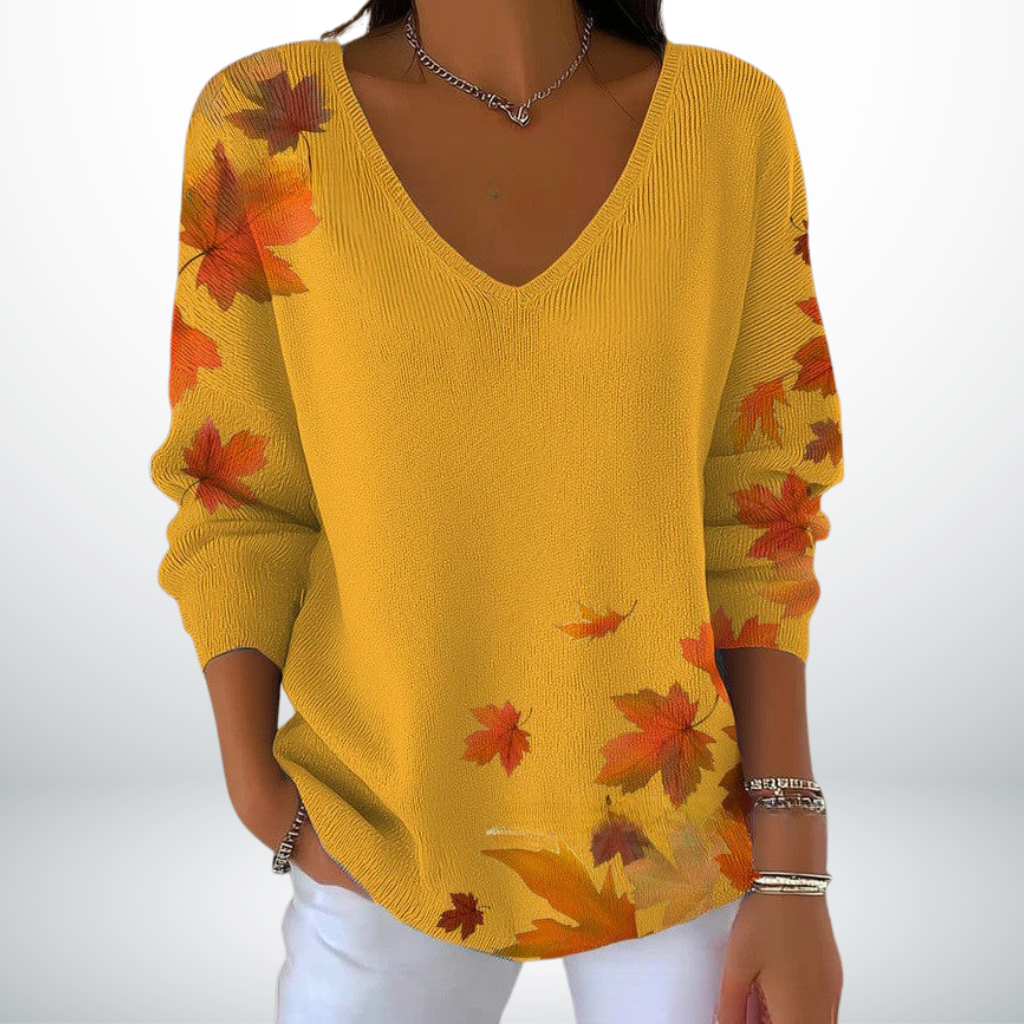 Kels | Kootud džemper elegantse kaelusega