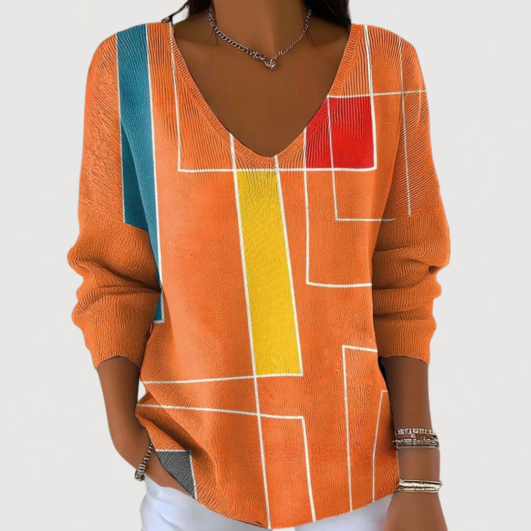 Rosalie | Mugav V-kaelusega džemper