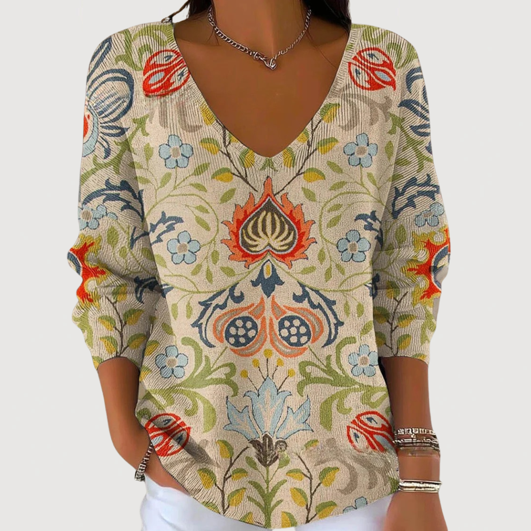 Tahlia | Mugav V-kaelusega džemper