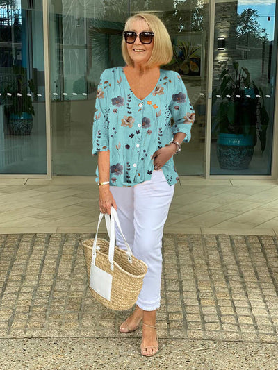 Dorothea - Elegantne lilleline pluus