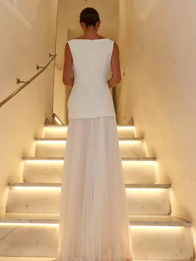 Rowina | Varrukateta kleit lendlevate voltidega