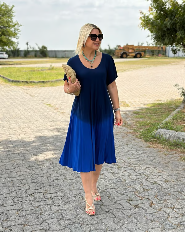 Liora™ – Lahtine kleit pehmete värviüleminekuga